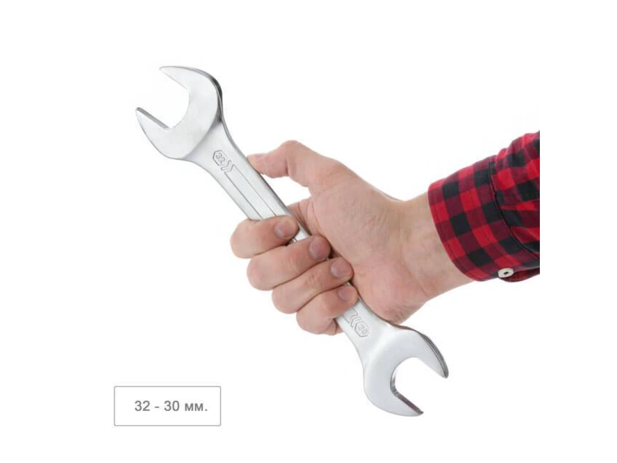 Набір ключів ріжкових 12 шт, 6-32 мм, Cr-V, покриття сатин-хром, DIN3110, STORM INTERTOOL XT-1103 