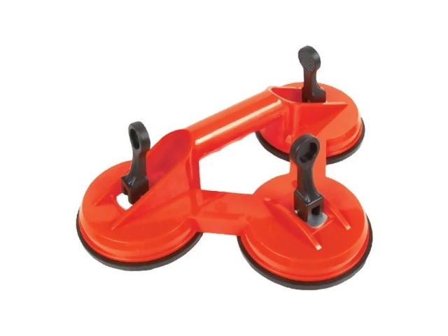 Держатель-присоска для стекол тройная 3x120 мм, max 160 кг INTERTOOL HT-7103 