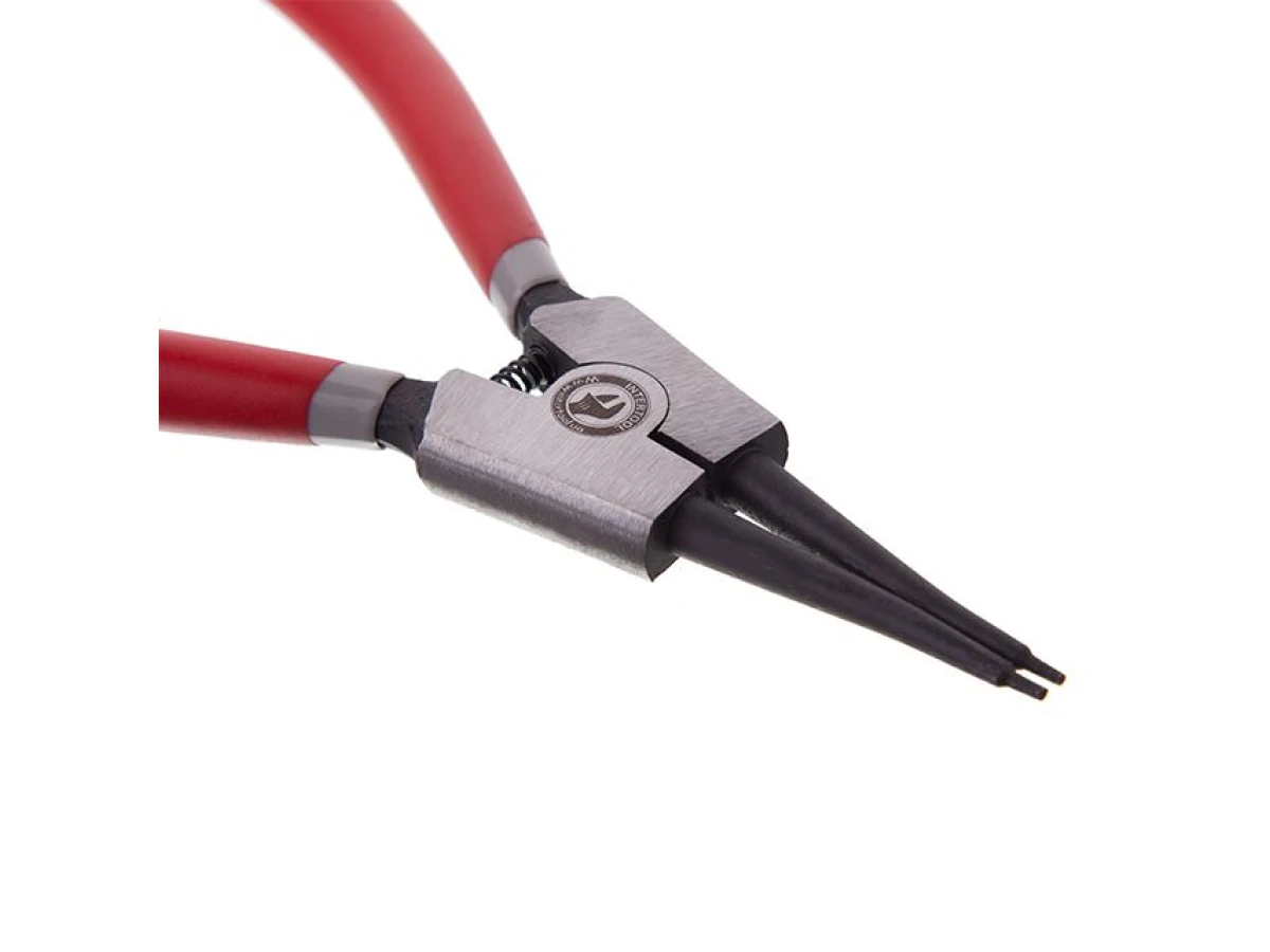 Щипці для зняття стопорных кілець прямі на розтискання 180 мм INTERTOOL HT-7013 