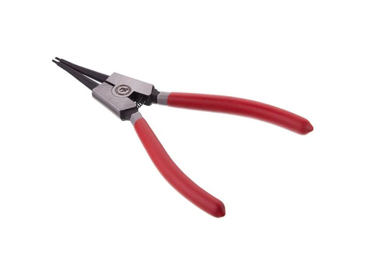 Щипці для зняття стопорных кілець прямі на розтискання 180 мм INTERTOOL HT-7013 