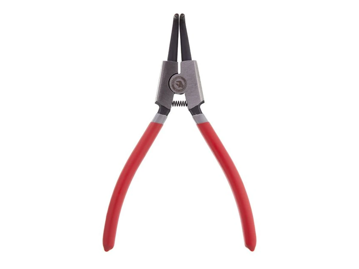 Щипці для зняття стопорных кілець вигнуті на розтиск 180мм INTERTOOL HT-7014 