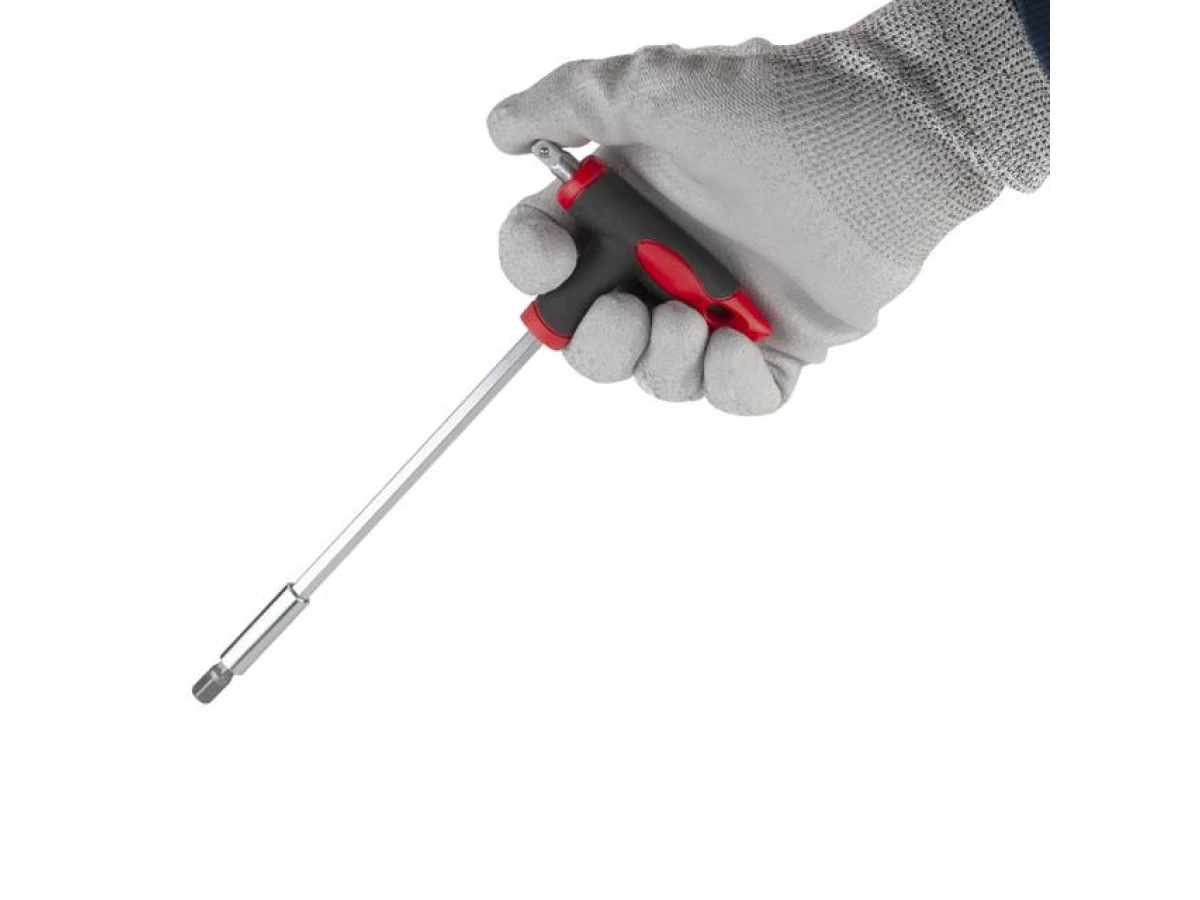 Викрутка Т-подібна з комплектом насадок 25 од. INTERTOOL HT-0422 