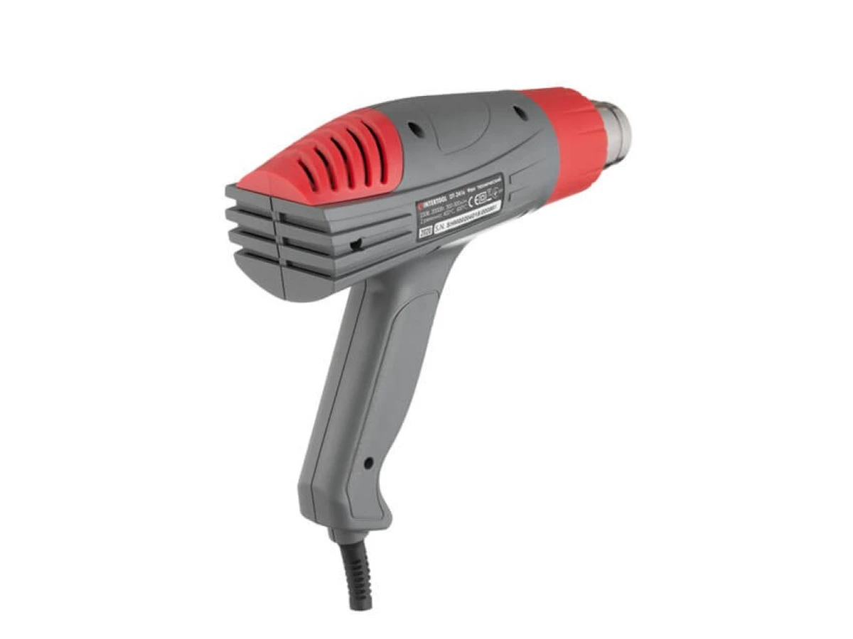 Фен технический 2000 Вт, 2 режима, 400-600 °С, 300-500 л/мин INTERTOOL DT-2416 