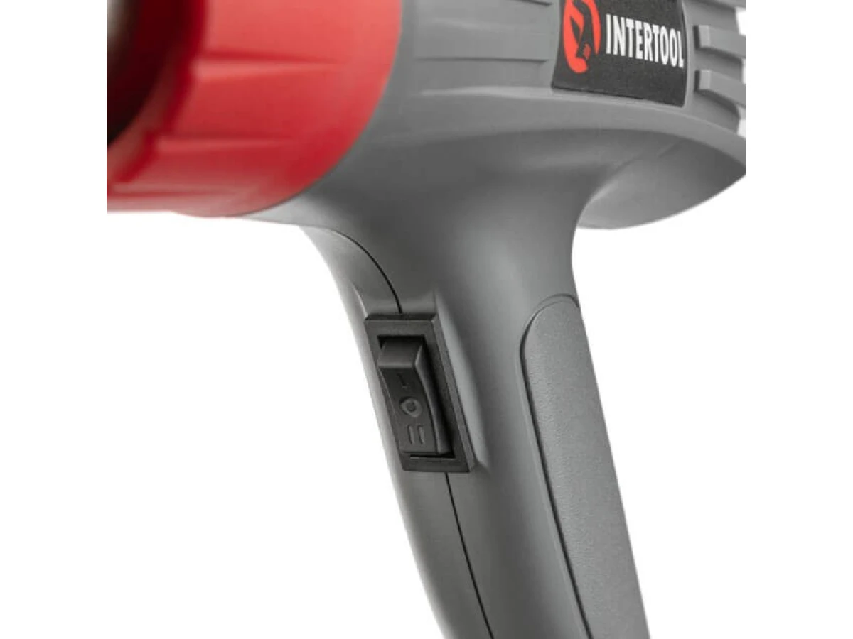 Фен технический 2000 Вт, 2 режима, 400-600 °С, 300-500 л/мин INTERTOOL DT-2416 