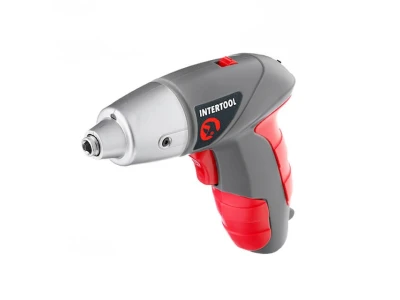 Отвертка аккумуляторная 3.6V, NiCd, кейс+насадки INTERTOOL DT-0301