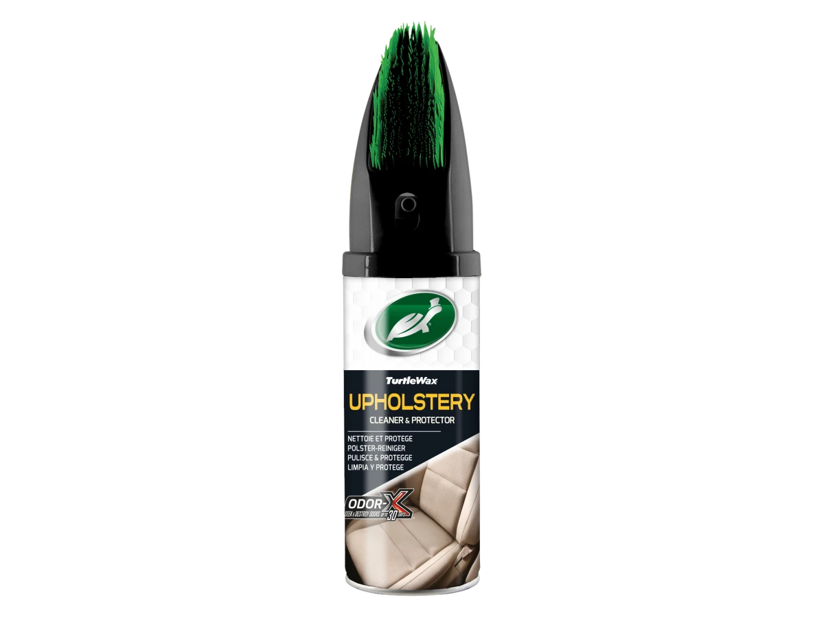 Очисник текстилю Odor-X зі щіткою Turtle Wax UPHOLSTERY 400 мл 