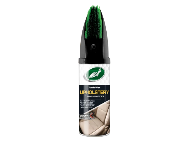 Очисник текстилю Odor-X зі щіткою Turtle Wax UPHOLSTERY 400 мл 