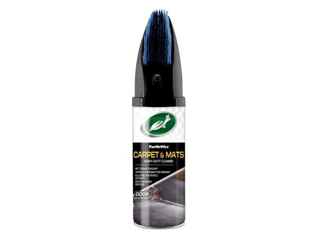 Очисник текстилю та килимів надпотужний Odor-X зі щіткою Turtle Wax CARPET MATS 400 мл 