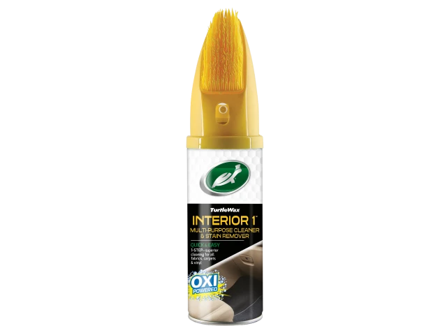 Суха хімчистка текстилю з нейтралізатором запахів зі щіткою Turtle Wax INTERIOR 1 400 мл 