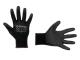 Перчатка трикотажная,синтетическая,черного цвета, с полиуретановым покрытием,7" INTERTOOL SP-0166 