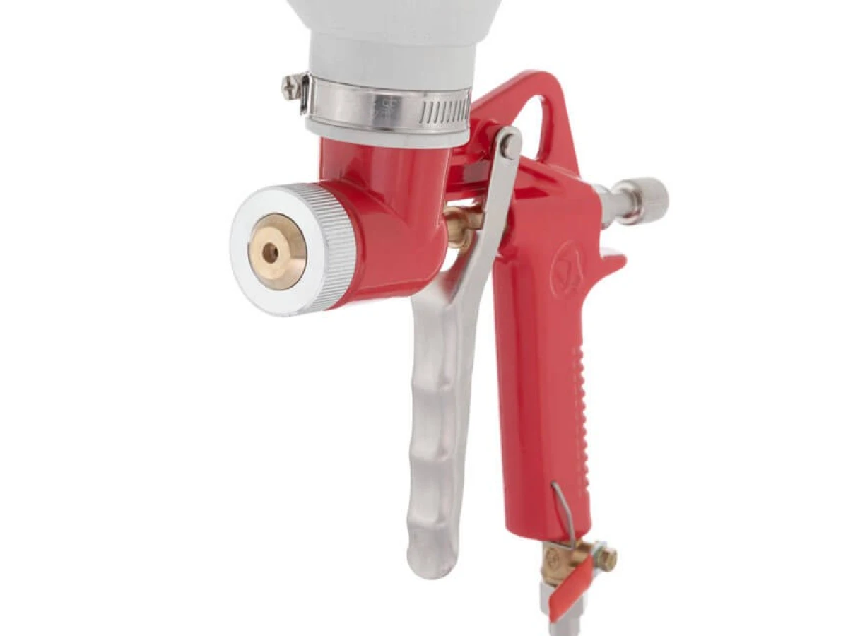 Распылитель штукатурный пневматический, три форсунки 4;6;8мм, В/Б пластмассовый, 9000мл, 3-6 атм INTERTOOL PT-0403 