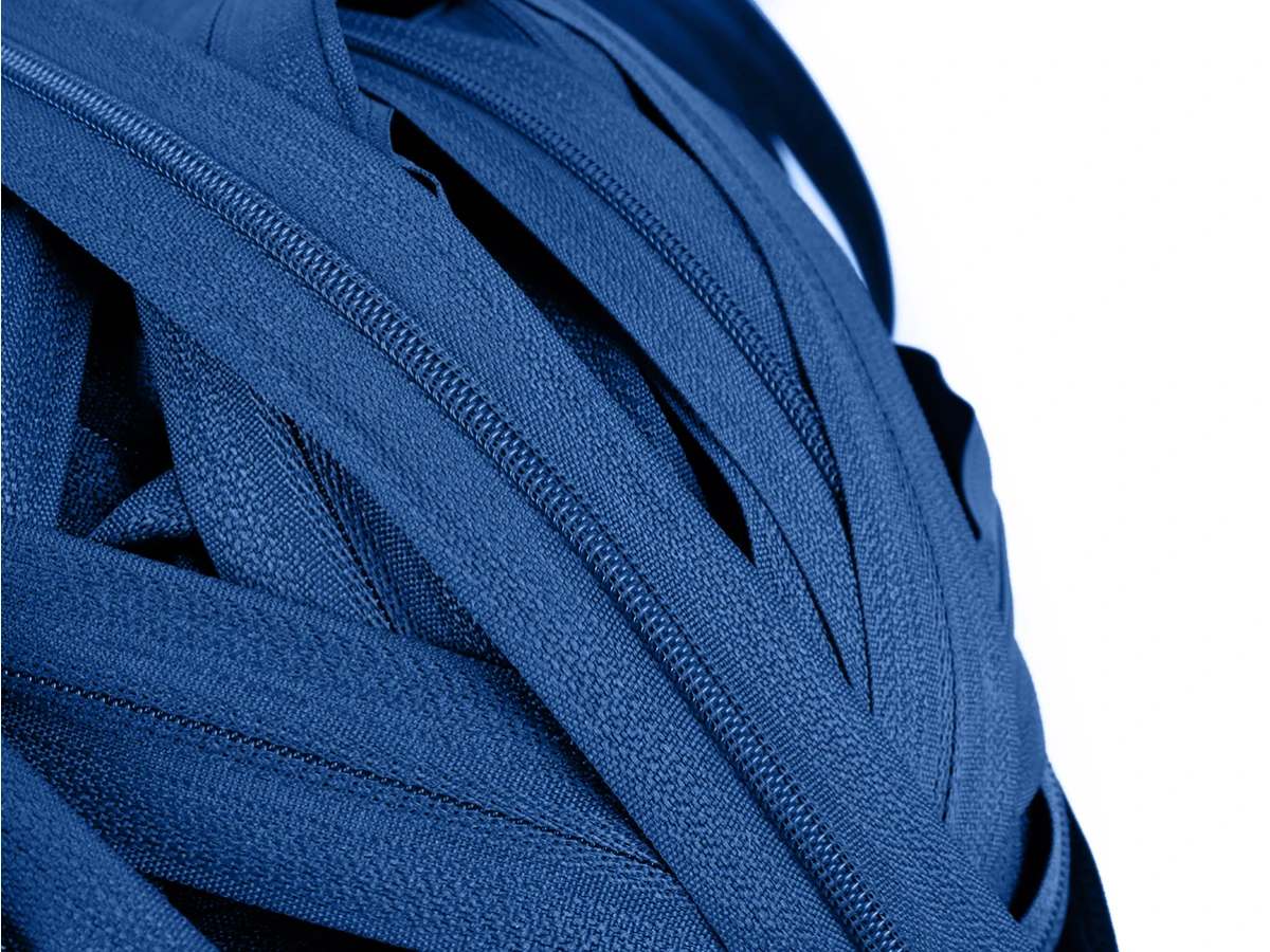 Блискавка рулонна №5 синій №570 