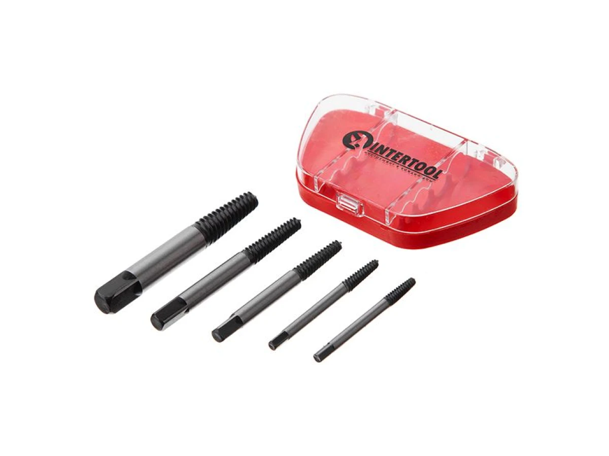 Набор экстракторов для винтов 5 ед. INTERTOOL SD-8005 