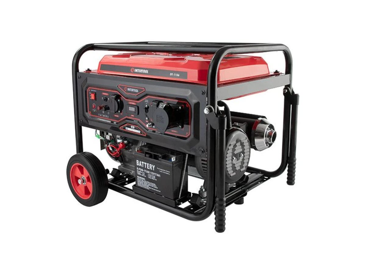 Генератор бензиновый 5/5.5 кВт, электро+ручной старт, STORM INTERTOOL DT-1156 