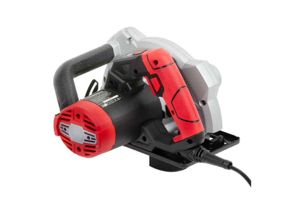 Пила дискова 1500 Вт, 5800 об/хв., кут 90-45°, глибина розпилу 65-43 мм, диск 190*20 мм, 24 зуба, лазер INTERTOOL WT-0618 