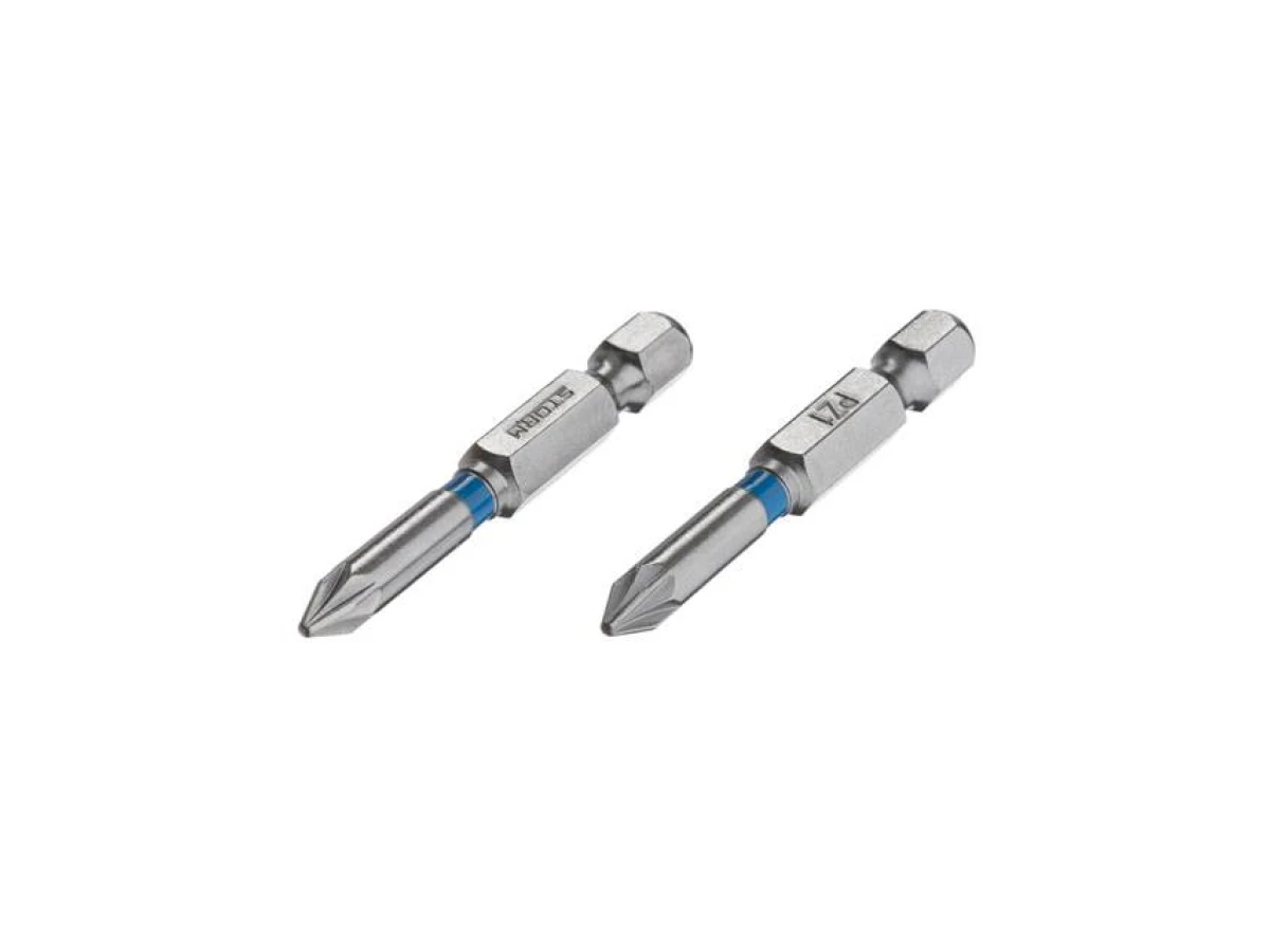 Комплект викруткових насадок PZ1 1/4" * 50мм, S2, уп. 2 од., STORM INTERTOOL VT-0214 