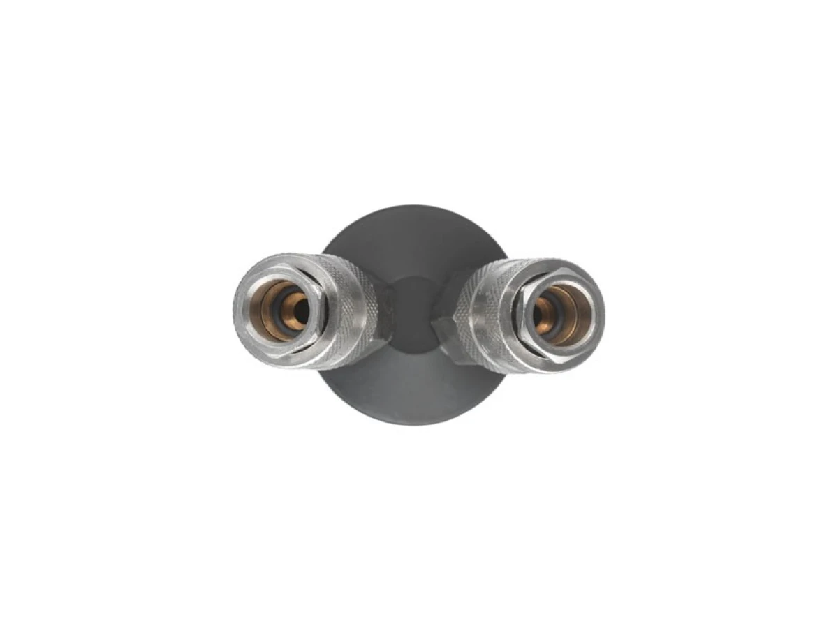 Розгалужувач повітря 1/4 "на 2 виходи, V-подібний, зі швидкороз'ємними з'єднаннями, 10 bar INTERTOOL PT-1852 