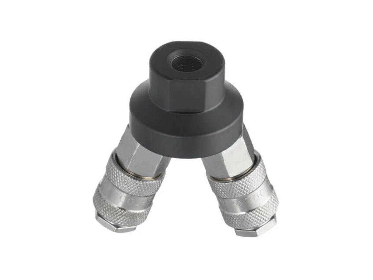 Розгалужувач повітря 1/4 "на 2 виходи, V-подібний, зі швидкороз'ємними з'єднаннями, 10 bar INTERTOOL PT-1852 