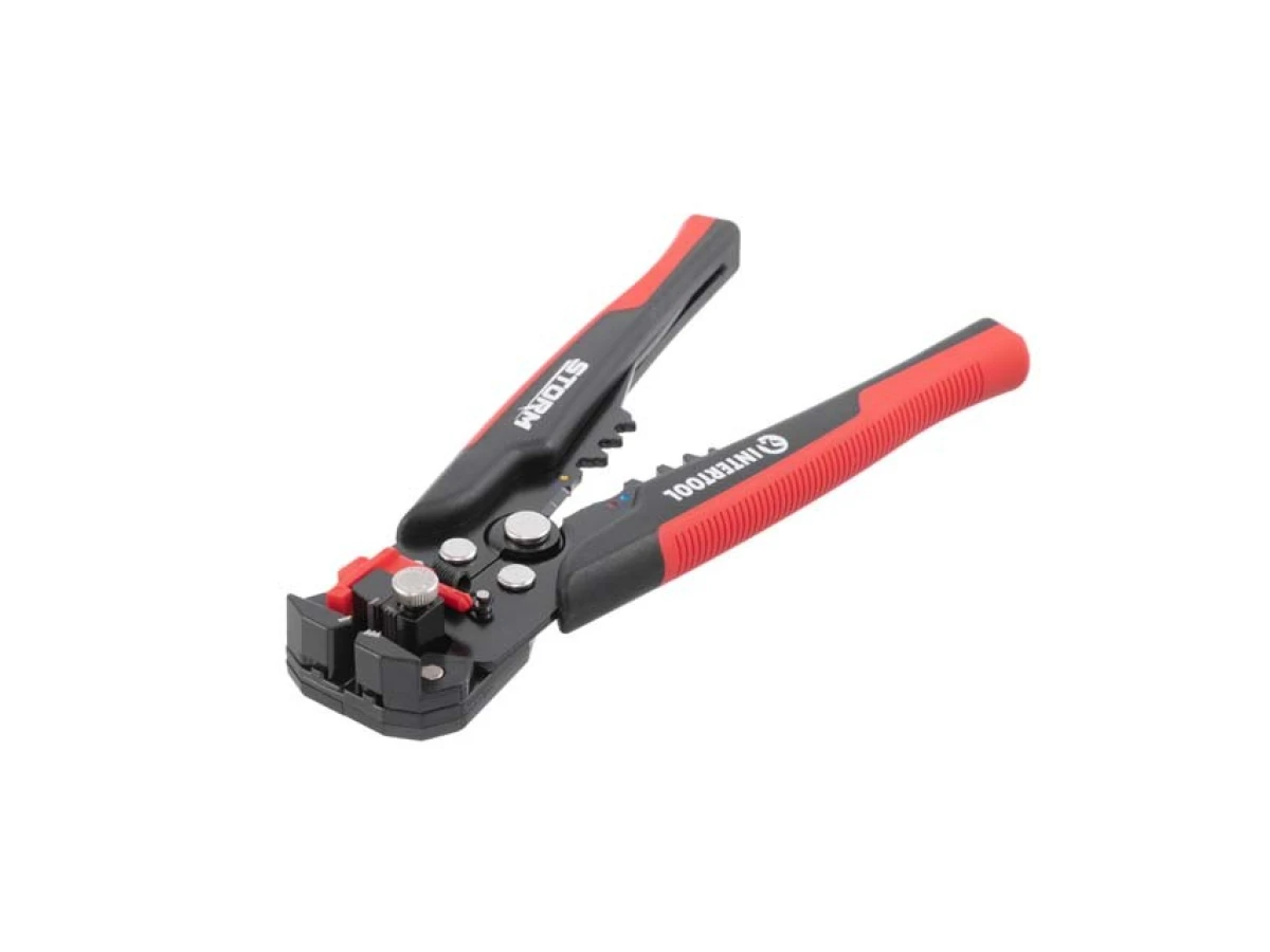 Знімач ізоляції автоматичний 200мм, з набором обтискних клем, STORM INTERTOOL HT-7024 