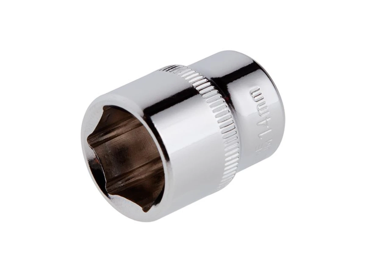 Головка шестигранна 1/4", 14 мм, Cr-V STORM INTERTOOL ET-0444 