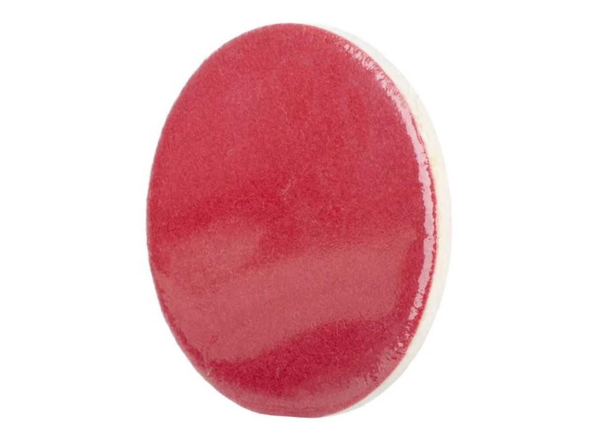 Диск полірувальний з натуральної повсті самоклеющийся 125 * 7 мм INTERTOOL BT-0601 