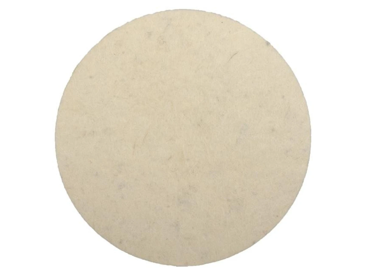 Диск полірувальний з натуральної повсті самоклеющийся 125 * 7 мм INTERTOOL BT-0601 