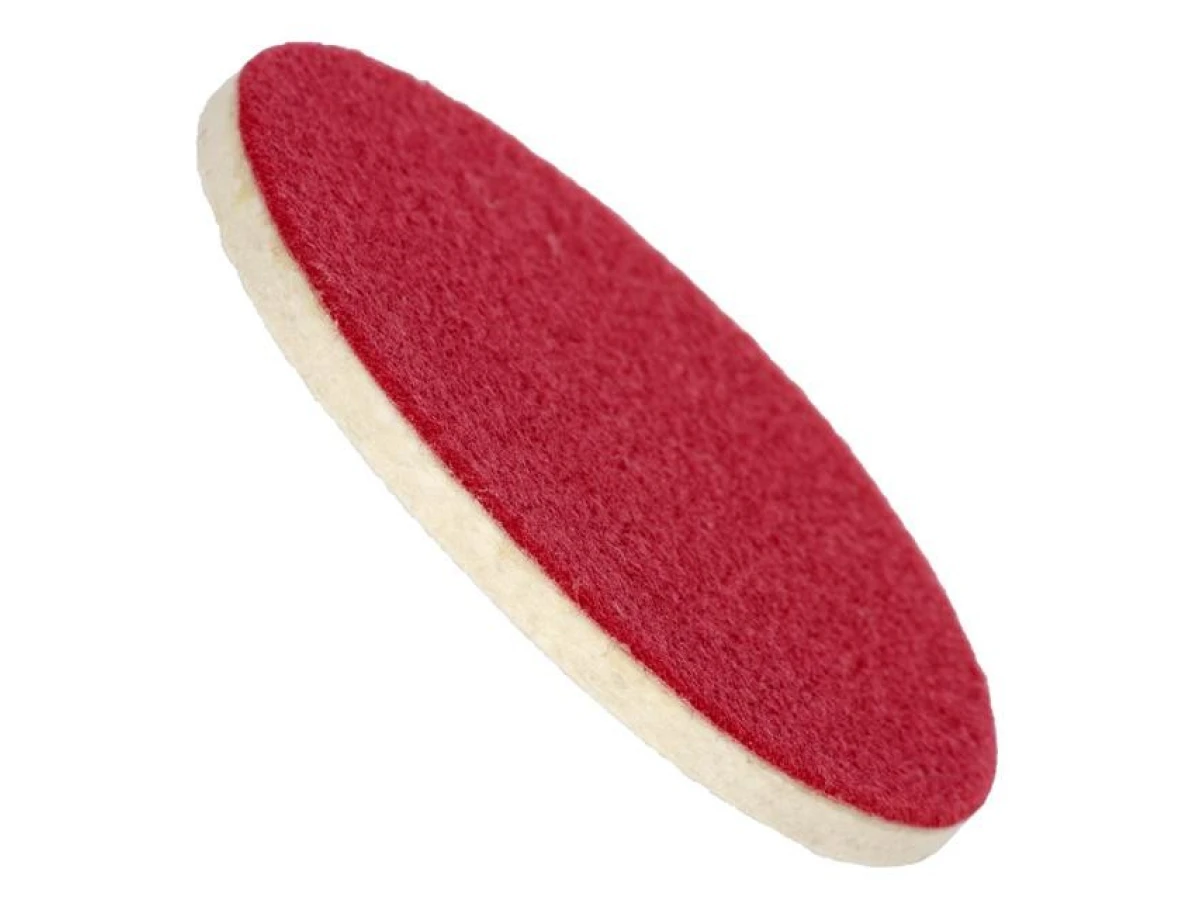 Диск полірувальний з натуральної повсті самоклеющийся 125 * 7 мм INTERTOOL BT-0601 