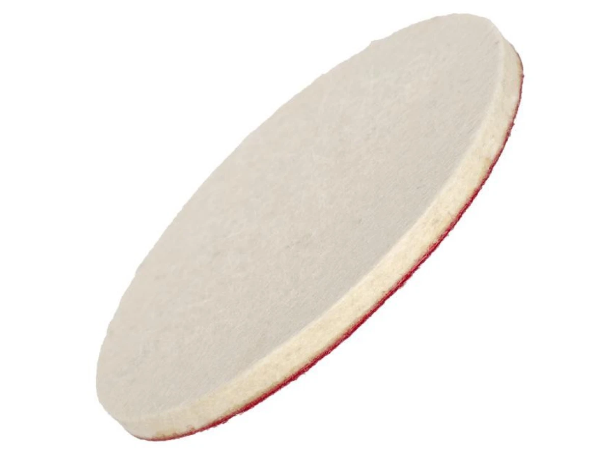 Диск полірувальний з натуральної повсті самоклеющийся 125 * 7 мм INTERTOOL BT-0601 