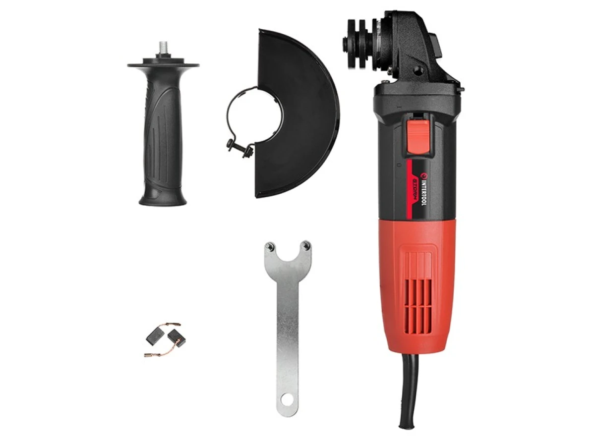 Шліфмашина кутова 850 Вт, діаметр круга 125 мм, 11 000 об/хв. INTERTOOL WT-0221 