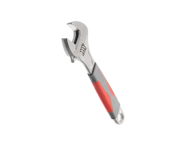 Ключ разводной 200 мм, изолированная рукоятка, никелевое покрытие INTERTOOL XT-0020 