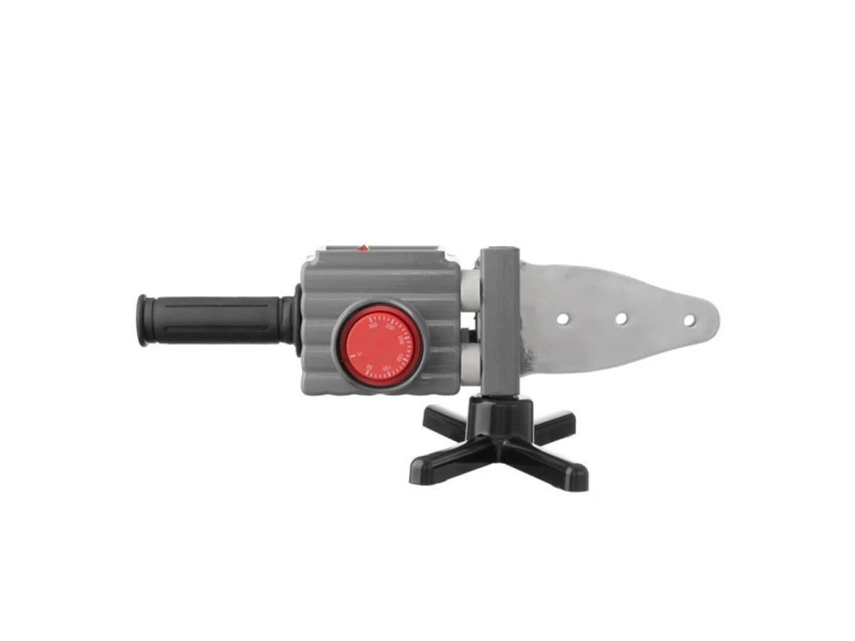 Паяльник для пластикових труб, 850/1850 Вт, 0-300°C, насадки 20, 25, 32, 40, 50, 63 мм, металевий кейс INTERTOOL RT-2112 