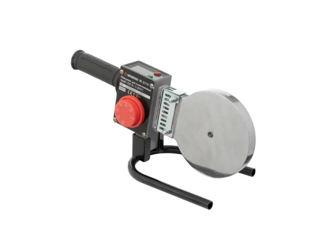 Паяльник для пластикових труб, 1500 Вт, 0-300°C, насадки 75, 90, 110 мм, металевий кейс INTERTOOL RT-2113 