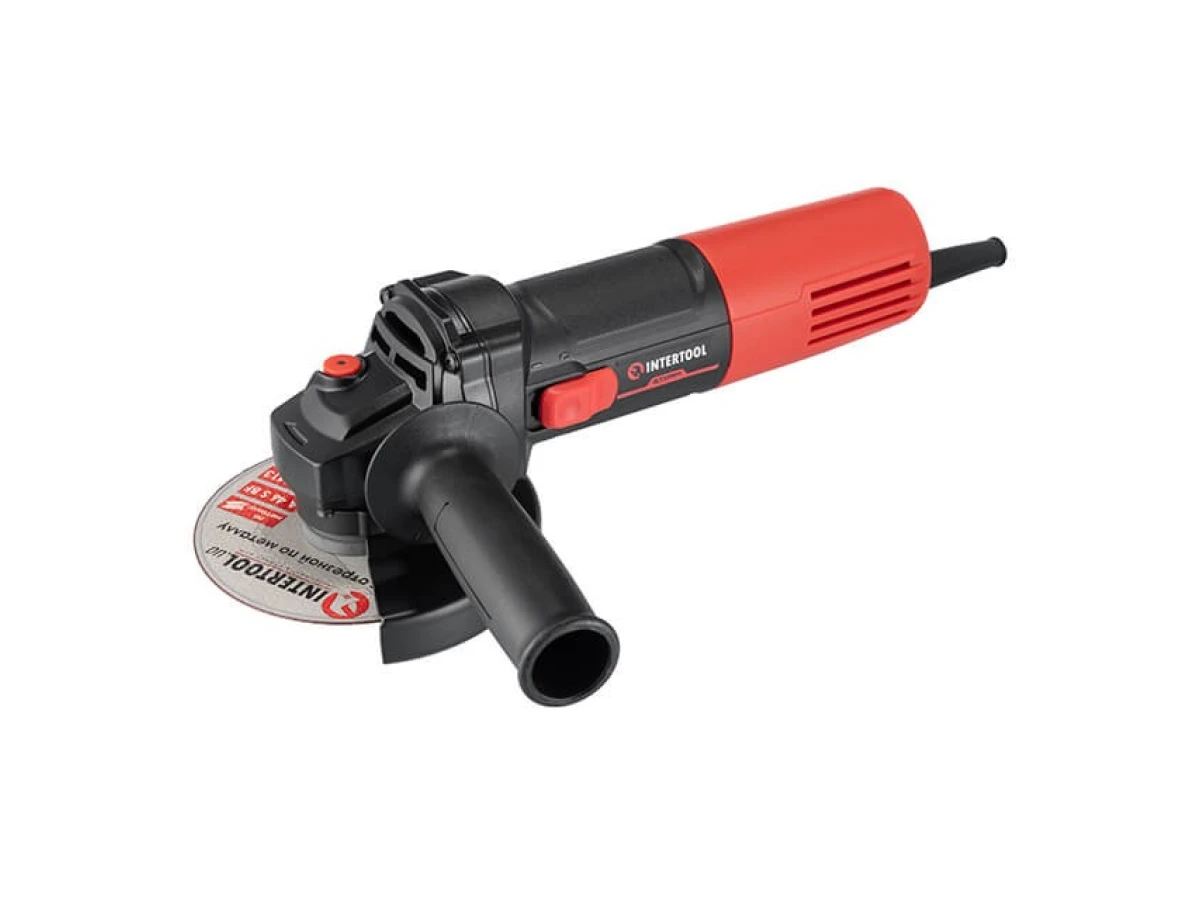 Шлифмашина угловая, 950 Вт, диаметр круга 125 мм, 3000-11000 об/мин, система стабилизации оборотов, плавный пуск INTERTOOL WT-0233 