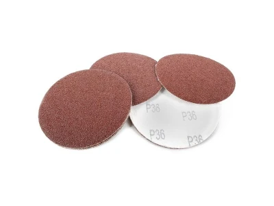 Круг наждачный самоклеющийся, бумага класс E, плотность 220 г/м2, 125 мм, К36, уп. 10ед. INTERTOOL BT-0552