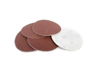 Круг наждачный самоклеющийся, бумага класс E, плотность 220 г/м2, 125 мм, К40, уп. 10ед. INTERTOOL BT-0554