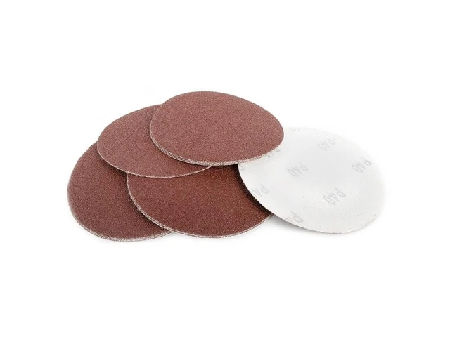 Круг наждачный самоклеющийся, бумага класс E, плотность 220 г/м2, 125 мм, К40, уп. 10ед. INTERTOOL BT-0554 
