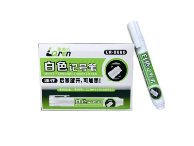 Маркер перманентний білий