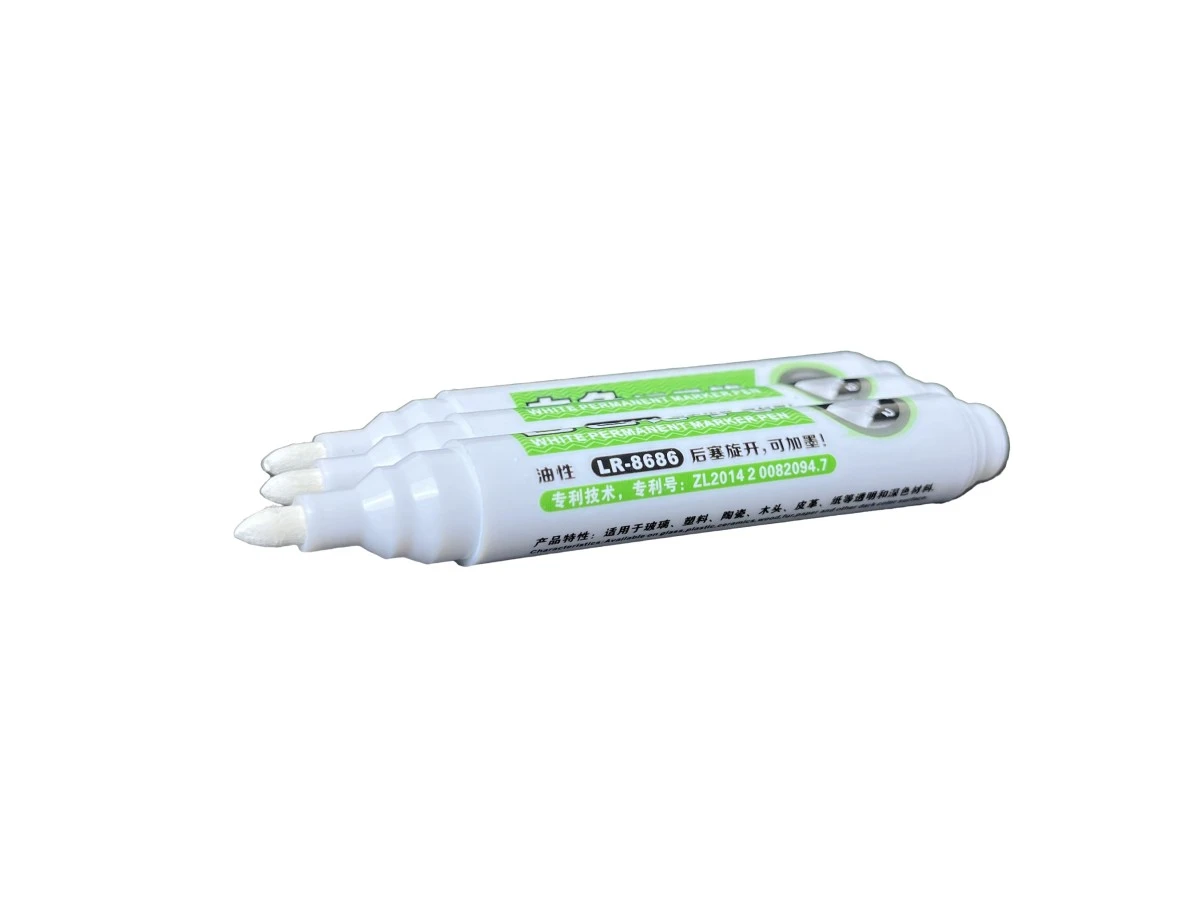 Маркер перманентний білий 