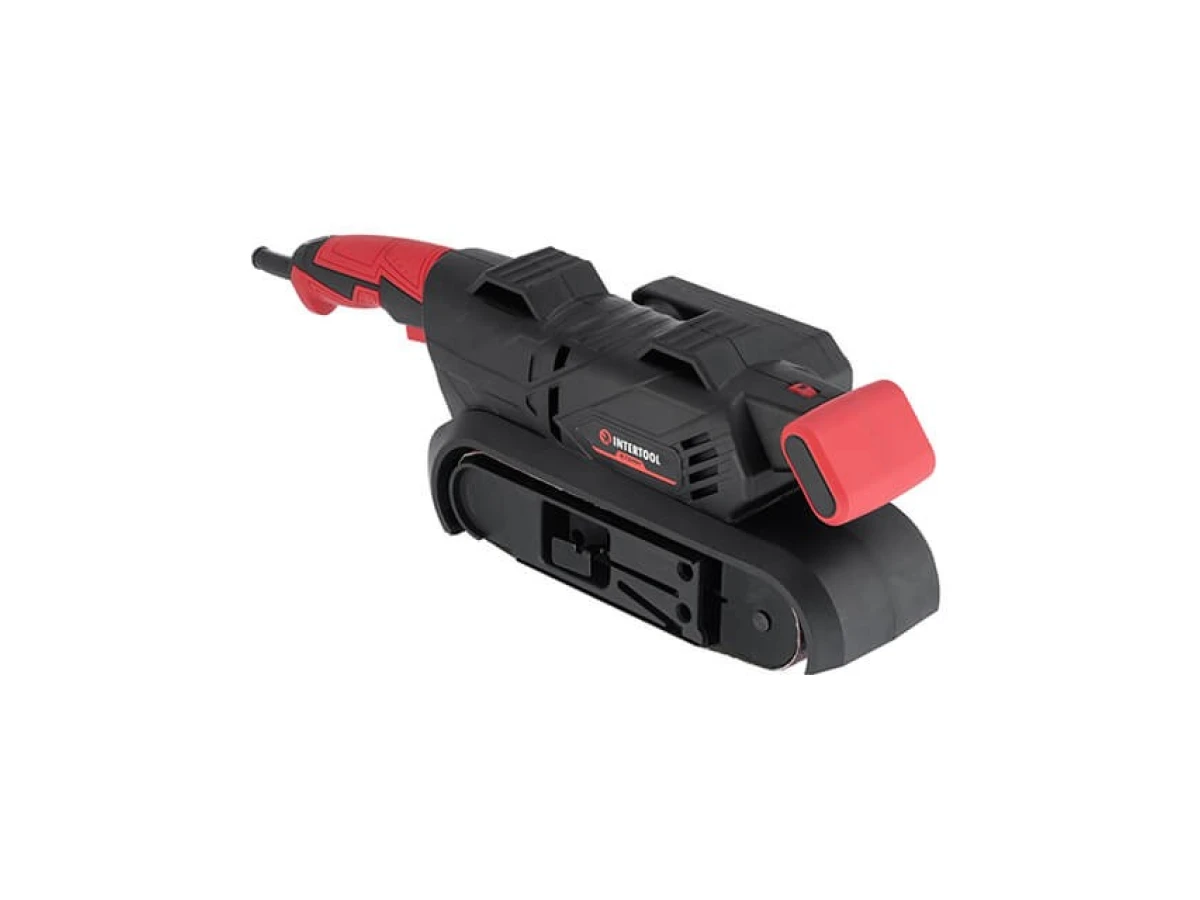 Шліфмашина стрічкова 900 Вт, 200-400 м/хв., 76*533 мм INTERTOOL WT-0531 