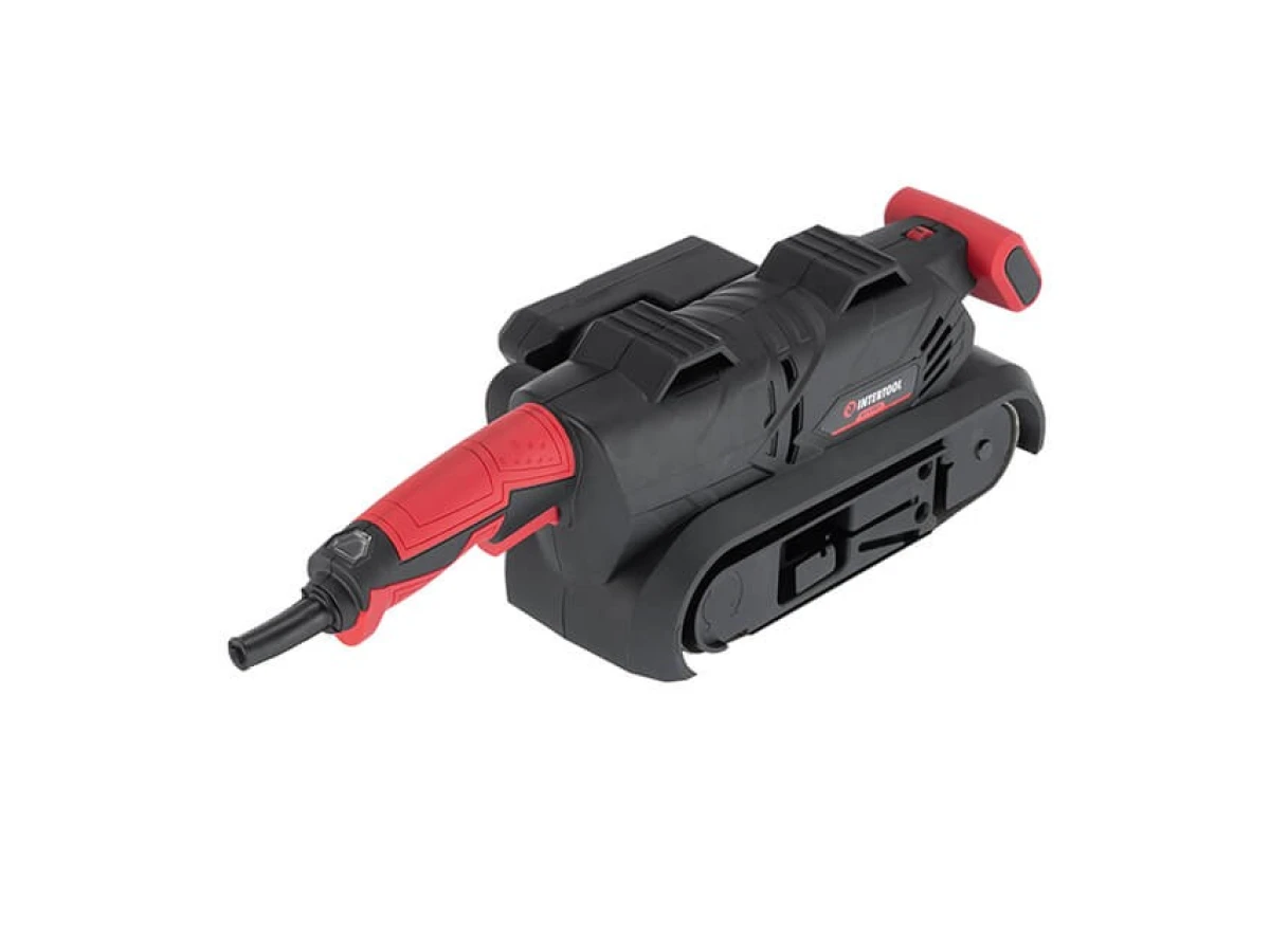 Шліфмашина стрічкова 900 Вт, 200-400 м/хв., 76*533 мм INTERTOOL WT-0531 