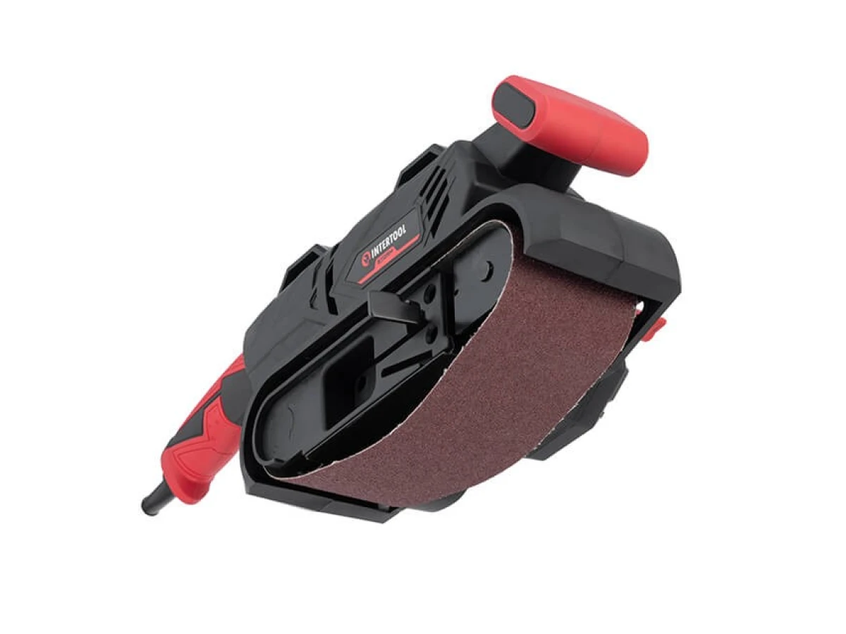 Шліфмашина стрічкова 900 Вт, 200-400 м/хв., 76*533 мм INTERTOOL WT-0531 