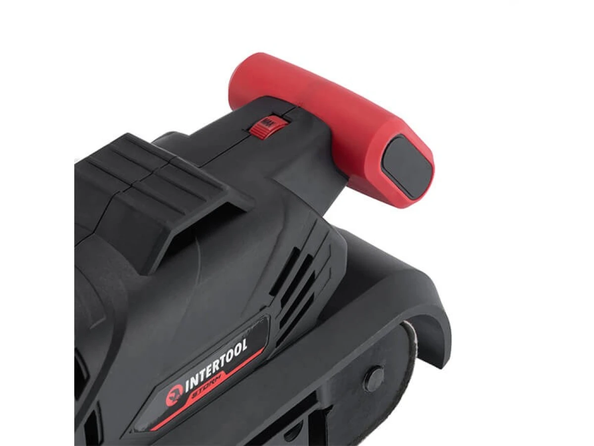 Шліфмашина стрічкова 900 Вт, 200-400 м/хв., 76*533 мм INTERTOOL WT-0531 