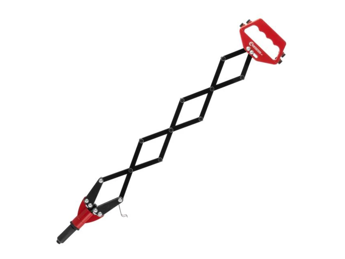 Пістолет заклепувальний з важільним механизмом 800мм, діаметр заклепки 2.8; 3.2; 4; 4.8 мм INTERTOOL RT-0007 