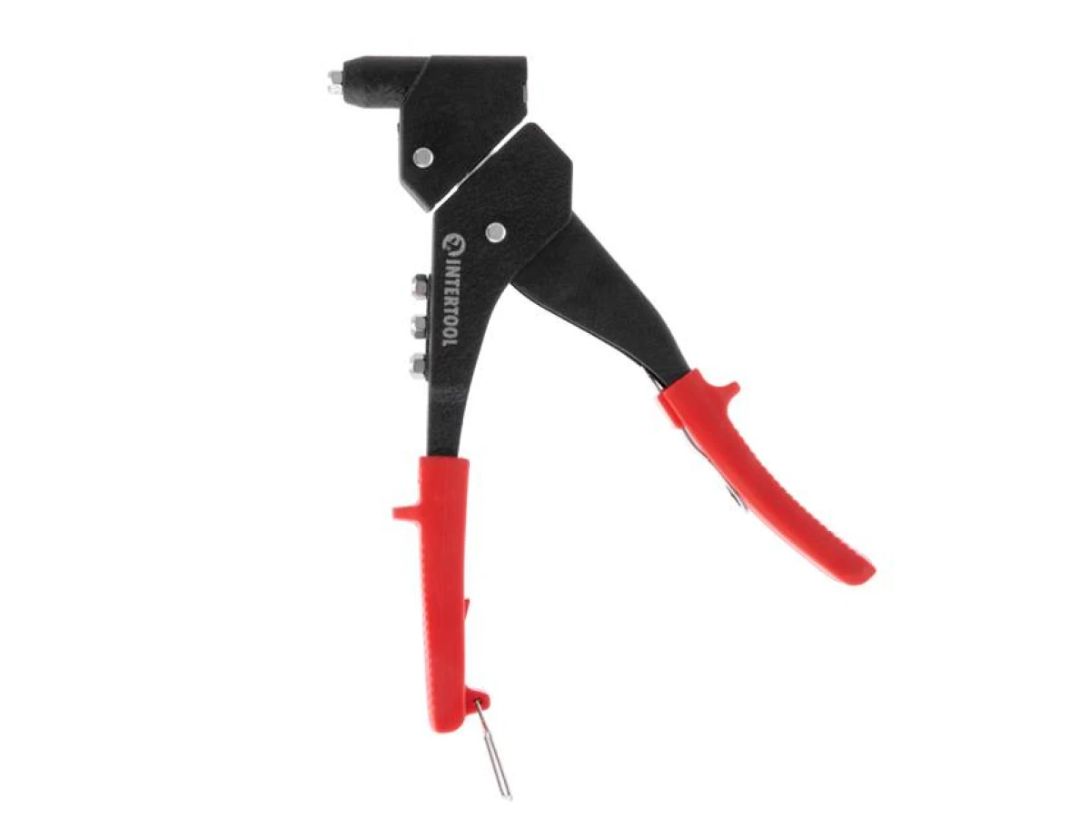 Пистолет заклепочный ручной поворотный на 360°, диаметр заклепки 3,2; 4; 4,8 мм INTERTOOL RT-0009 