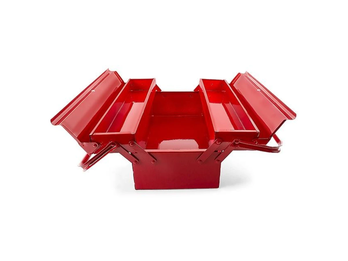 Ящик для інструменту металевий 450 мм, 3 секції INTERTOOL HT-5043 