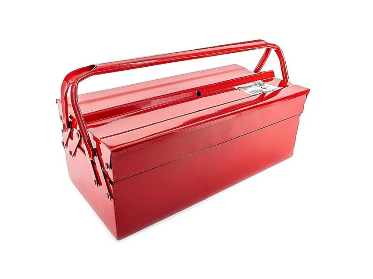 Ящик для інструменту металевий 450 мм, 3 секції INTERTOOL HT-5043 