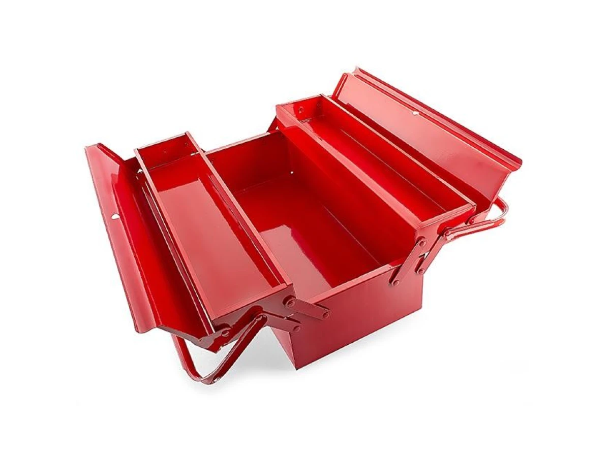 Ящик для інструменту металевий 450 мм, 3 секції INTERTOOL HT-5043 