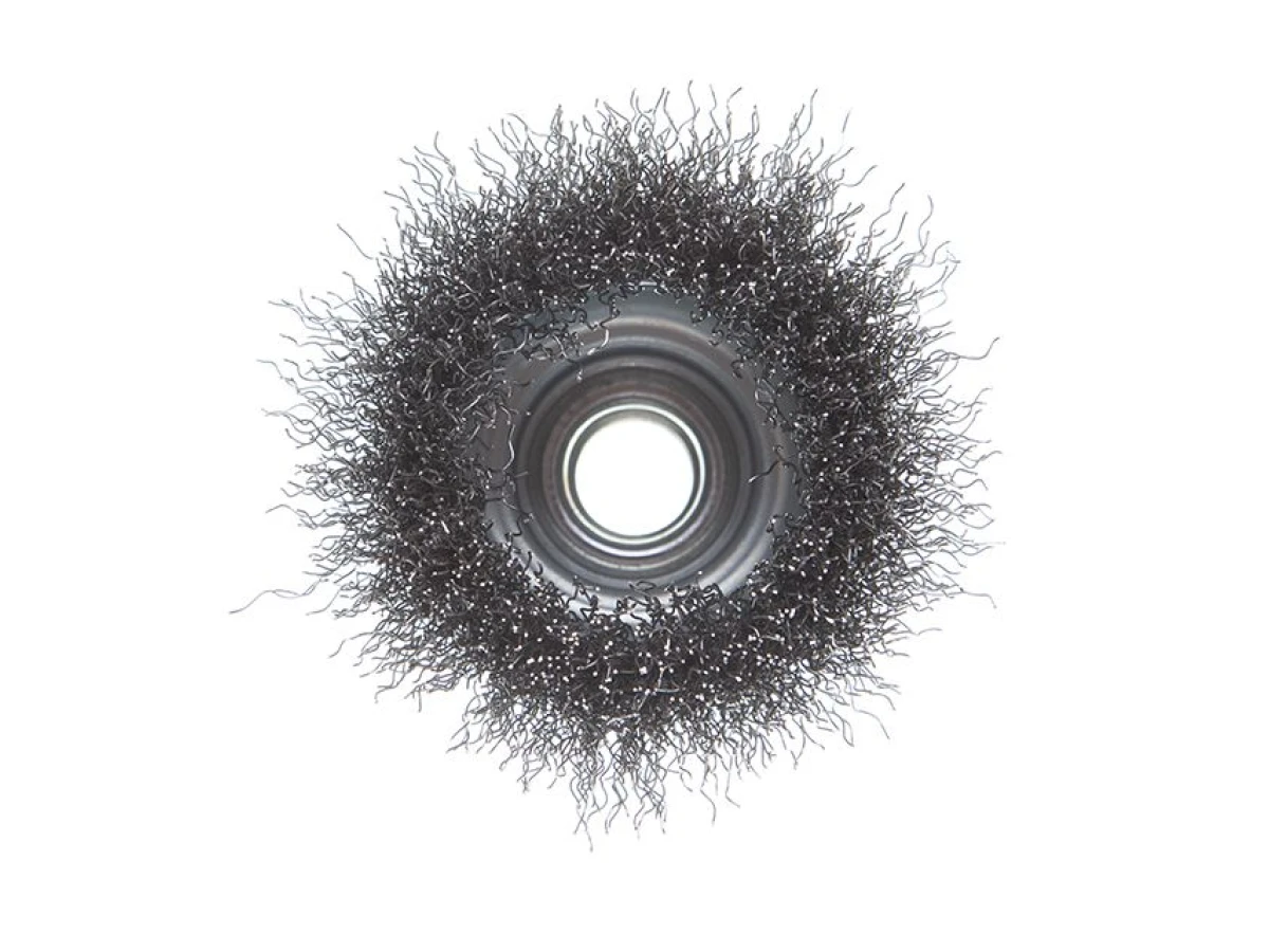 Щітка чашкова 65 мм, для КШМ, М14, М14 (кручений дріт) INTERTOOL BT-1065 