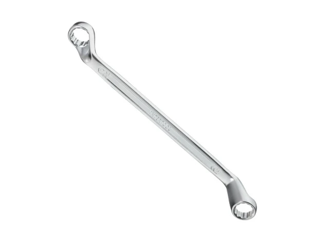 Ключ накидний 16х17 мм CrV, покриття сатин-хром, PROF DIN3113 INTERTOOL XT-1216 