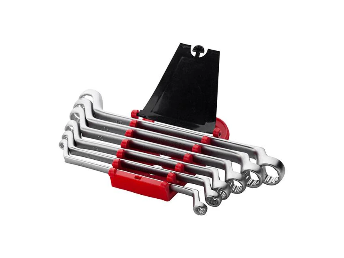 Набір ключів накидних, 6 шт 6-17 мм CrV INTERTOOL HT-1101 